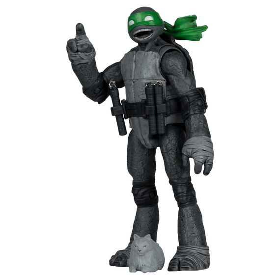 Figurka z komiksem Teenage Mutant Ninja Turtles Page Punchers - Michelangelo (Black White & Green) [Red Platinum Edition]- Zdjęcie 3
