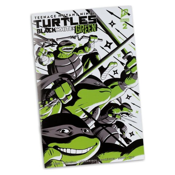 Figurka z komiksem Teenage Mutant Ninja Turtles Page Punchers - Michelangelo (Black White & Green) [Red Platinum Edition]- Zdjęcie 13