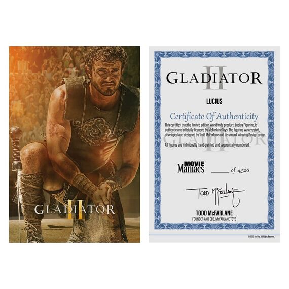 Figurka Gladiator II Movie Maniacs - Lucjusz- Zdjęcie 16
