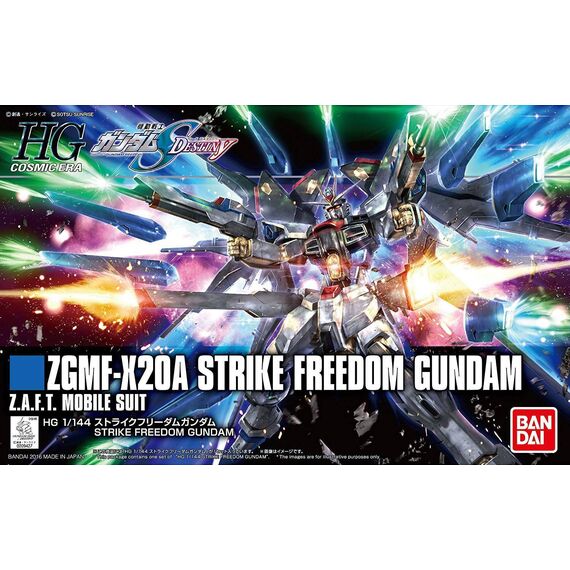 Model figurki GUNDAM HGCE 1/144 ZGMF-X20A Strike Freedom Gundam- Zdjęcie 18
