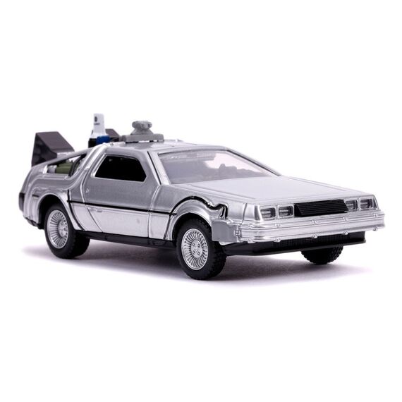 Model samochodu Back to the Future II Hollywood Rides 1/32 - DeLorean Time Machine- Zdjęcie 7