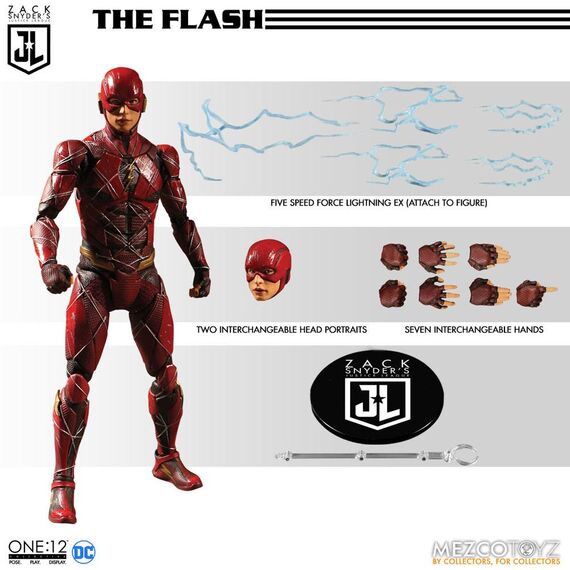 Zestaw figurek Zack Snyder's Justice League 1/12 Deluxe Steel Box Set (Batman, Superman, Flash)- Zdjęcie 12