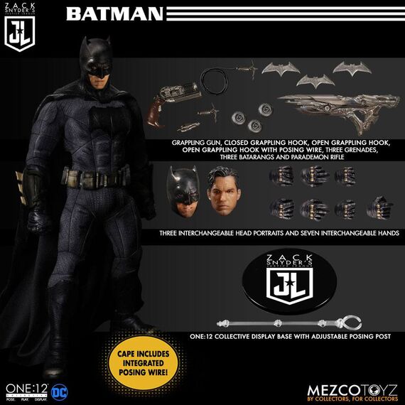 Zestaw figurek Zack Snyder's Justice League 1/12 Deluxe Steel Box Set (Batman, Superman, Flash)- Zdjęcie 10