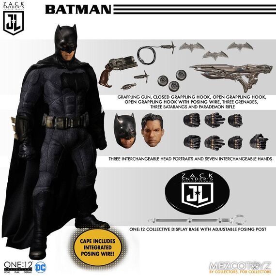 Zestaw figurek Zack Snyder's Justice League 1/12 Deluxe Steel Box Set (Batman, Superman, Flash)- Zdjęcie 11