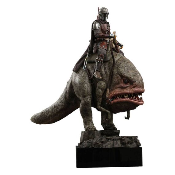 Zestaw figurek Star Wars The Mandalorian 1/6 The Mandalorian i Blurrg
