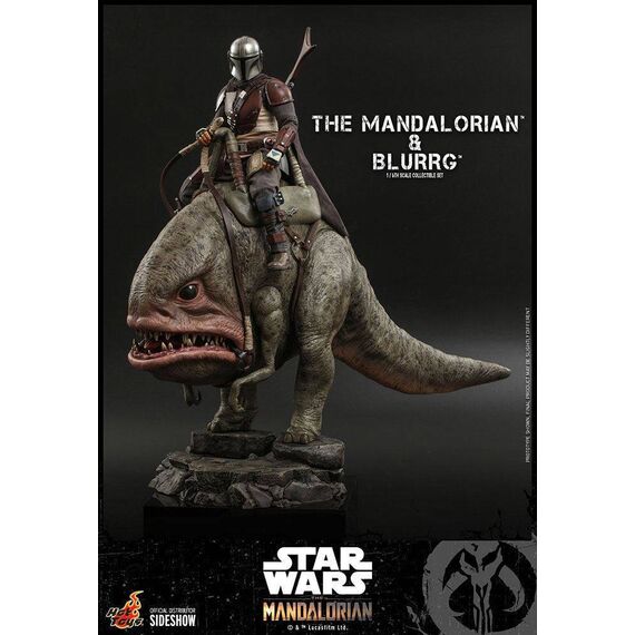 Zestaw figurek Star Wars The Mandalorian 1/6 The Mandalorian i Blurrg- Zdjęcie 3