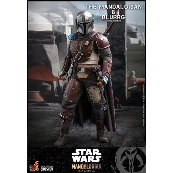Zestaw figurek Star Wars The Mandalorian 1/6 The Mandalorian i Blurrg- Zdjęcie 13