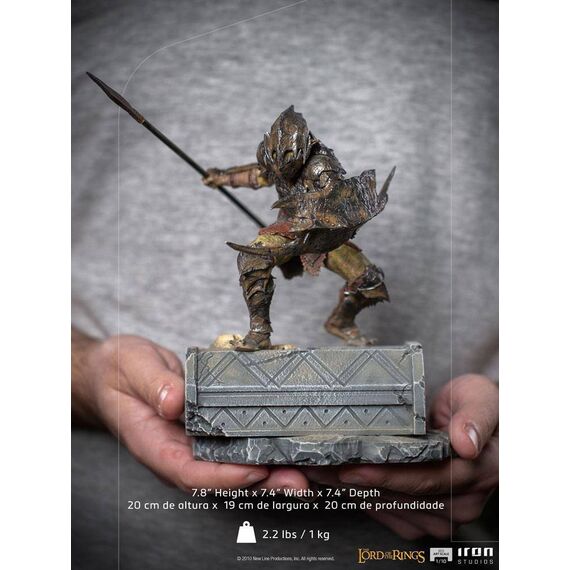 Figurka Lord Of The Rings BDS Art Scale 1/10 Armored Orc- Zdjęcie 16