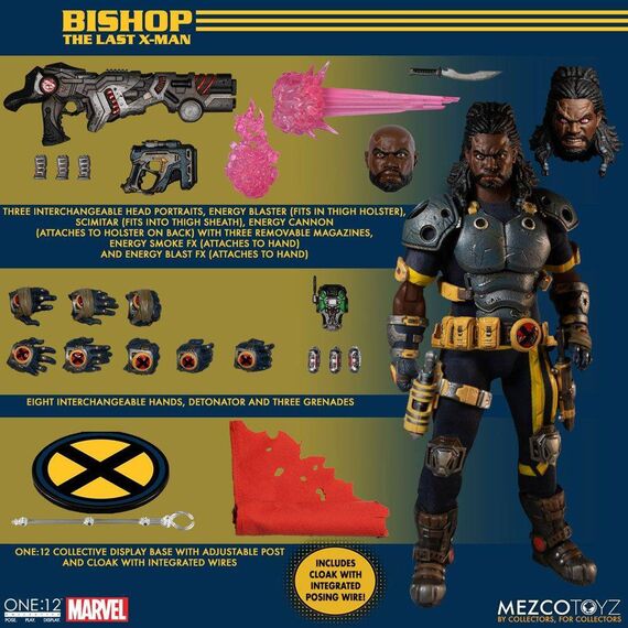Figurka Marvel 1/12 Bishop- Zdjęcie 16