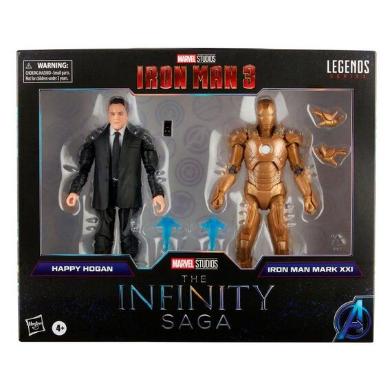 Zestaw 2 figurek The Infinity Saga Marvel Legends 2021 - Happy Hogan & Iron Man- Zdjęcie 18