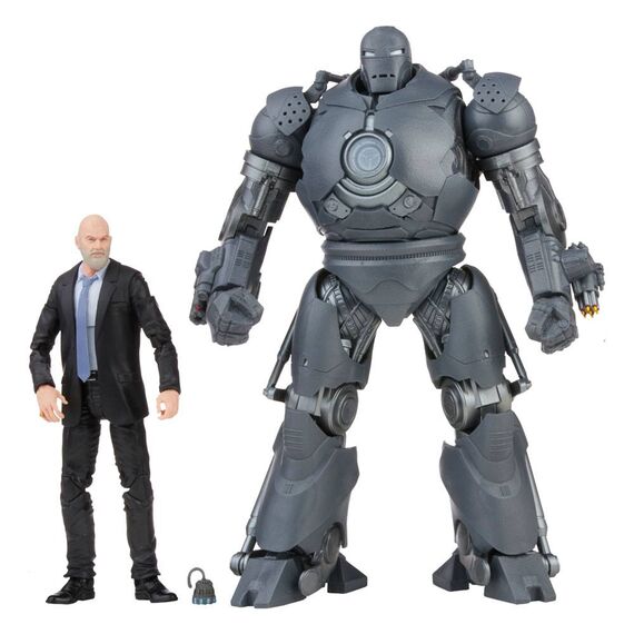 Zestaw 2 figurek The Infinity Saga Marvel Legends 2021 - Obadiah Stane & Iron Monger (Iron Man)