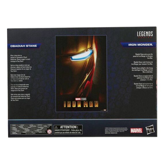 Zestaw 2 figurek The Infinity Saga Marvel Legends 2021 - Obadiah Stane & Iron Monger (Iron Man)- Zdjęcie 11