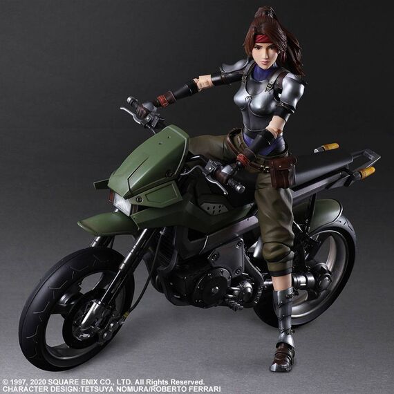 Figurka Final Fantasy VII Remake Play Arts Kai - Jessie z Motorem- Zdjęcie 12