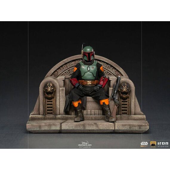 Figurka Star Wars The Mandalorian Deluxe Art Scale 1/10 Boba Fett on Throne- Zdjęcie 2