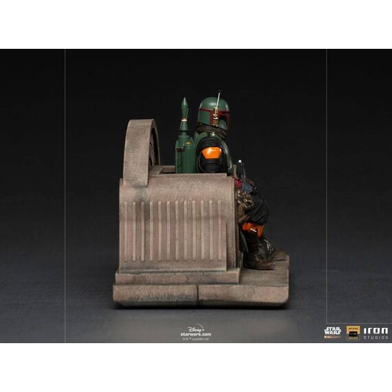 Figurka Star Wars The Mandalorian Deluxe Art Scale 1/10 Boba Fett on Throne- Zdjęcie 5