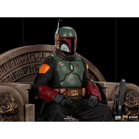 Figurka Star Wars The Mandalorian Deluxe Art Scale 1/10 Boba Fett on Throne- Zdjęcie 6
