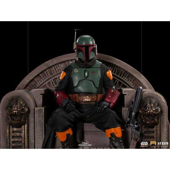 Figurka Star Wars The Mandalorian Deluxe Art Scale 1/10 Boba Fett on Throne- Zdjęcie 8