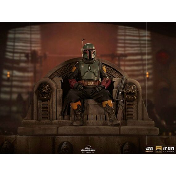 Figurka Star Wars The Mandalorian Deluxe Art Scale 1/10 Boba Fett on Throne- Zdjęcie 11