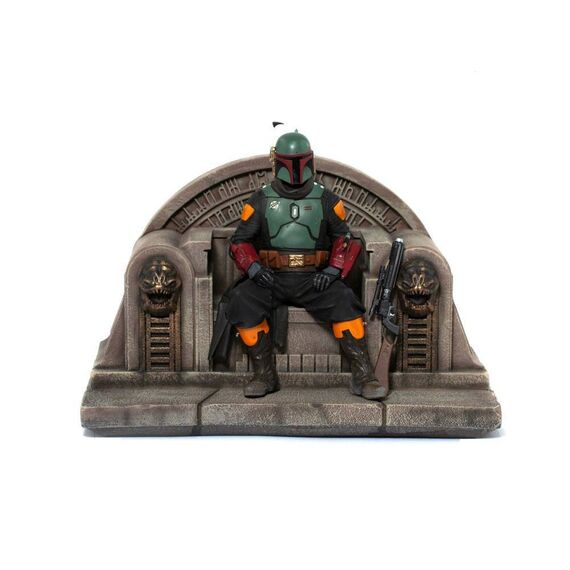 Figurka Star Wars The Mandalorian Deluxe Art Scale 1/10 Boba Fett on Throne