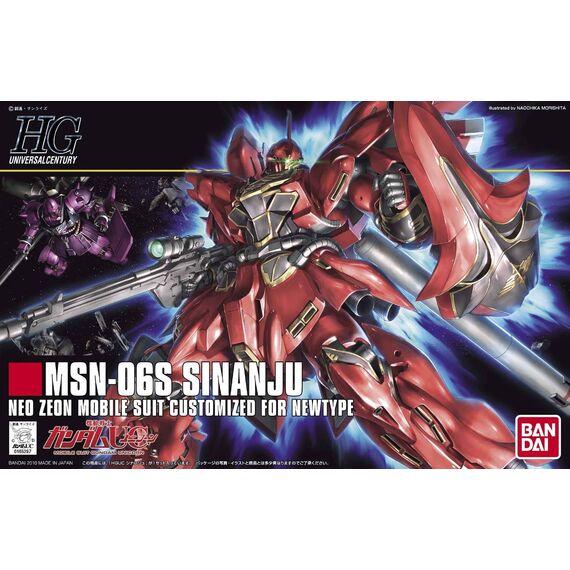 Model figurki GUNDAM HGUC 1/144 MSN-06S Sinanju- Zdjęcie 5