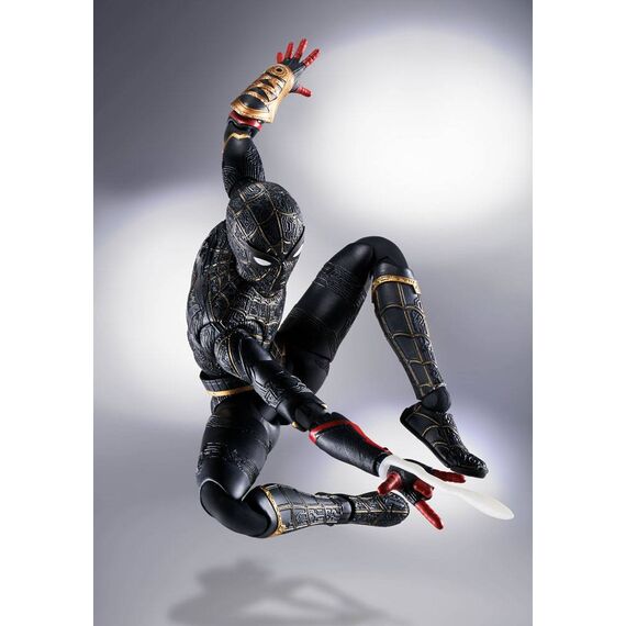 Figurka Spider-Man: No Way Home S.H. Figuarts - Spider-Man Black & Gold Suit (Special Set)- Zdjęcie 5