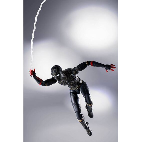 Figurka Spider-Man: No Way Home S.H. Figuarts - Spider-Man Black & Gold Suit (Special Set)- Zdjęcie 6