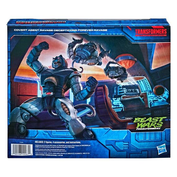 Figurka Transformers: War for Cybertron - Covert Agent Ravage and Decepticons Forever Ravage (SDCC 2021 Exclusive)- Zdjęcie 5