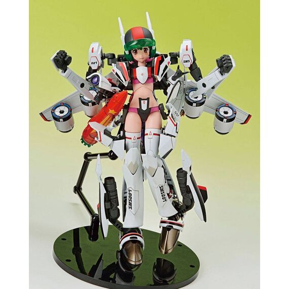Figurka Macross F V.F.G. - VF-25F Messiah Ranka Lee- Zdjęcie 4