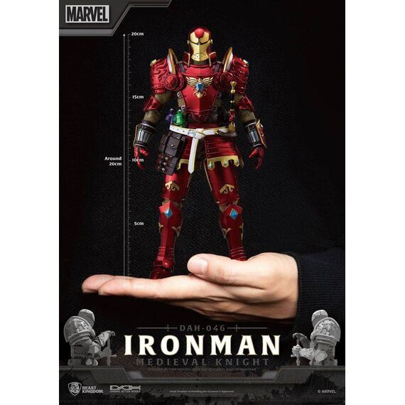 Figurka Marvel Dynamic 8ction Heroes 1/9 Medieval Knight Iron Man- Zdjęcie 4