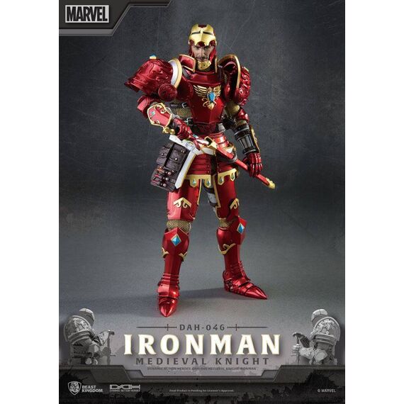 Figurka Marvel Dynamic 8ction Heroes 1/9 Medieval Knight Iron Man- Zdjęcie 5
