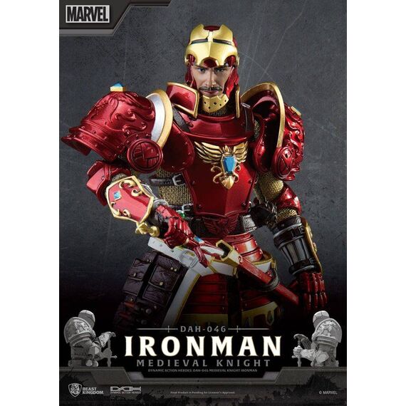 Figurka Marvel Dynamic 8ction Heroes 1/9 Medieval Knight Iron Man- Zdjęcie 6
