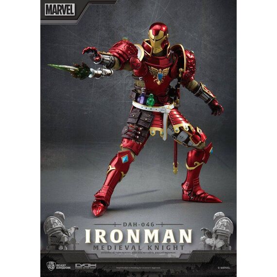 Figurka Marvel Dynamic 8ction Heroes 1/9 Medieval Knight Iron Man- Zdjęcie 10