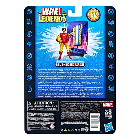 Figurka Marvel Legends 20th Anniversary - Iron Man (2022 Series 1)- Zdjęcie 10