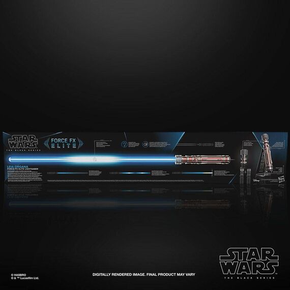 Miecz Świetlny Star Wars Epizod IX Black Series - Leia Organa (Force FX Elite 2021)- Zdjęcie 9