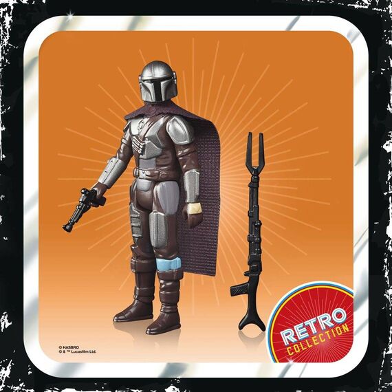 Figurka Star Wars The Mandalorian Retro Collection - The Mandalorian (Beskar)- Zdjęcie 6