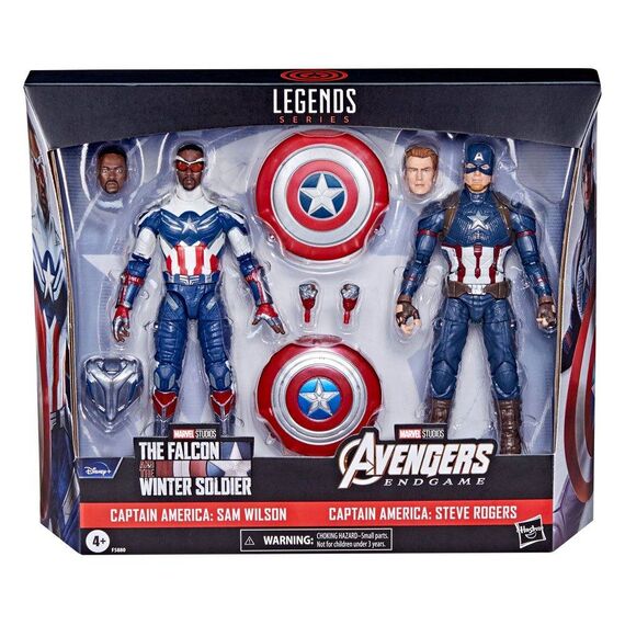Zestaw figurek Marvel Legends - Captain America: Sam Wilson & Steve Rogers- Zdjęcie 13