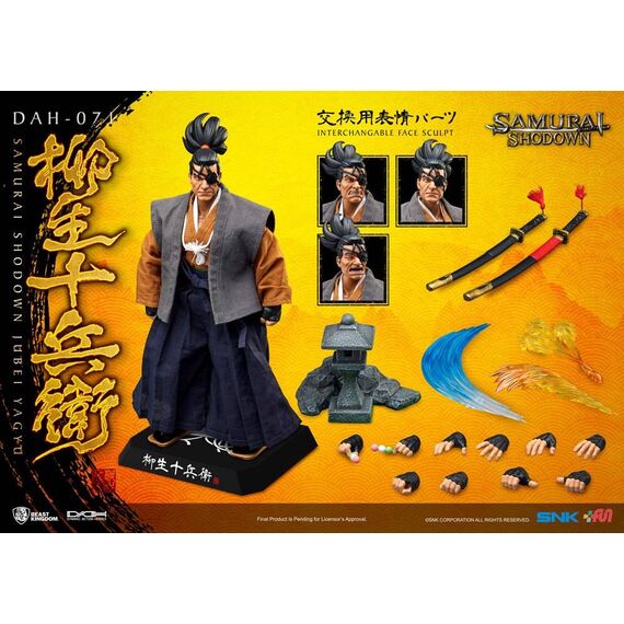 Figurka Samurai Shodown Dynamic 8ction Heroes 1/9 Jubei Yagyu- Zdjęcie 10