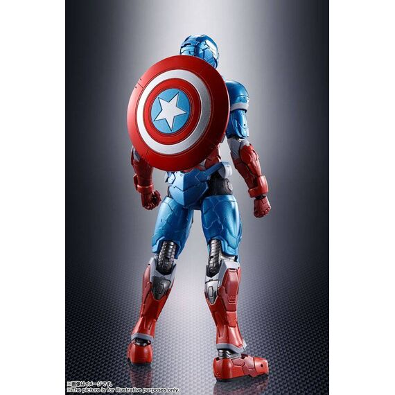 Figurka Tech-On Avengers S.H. Figuarts - Captain America- Zdjęcie 4
