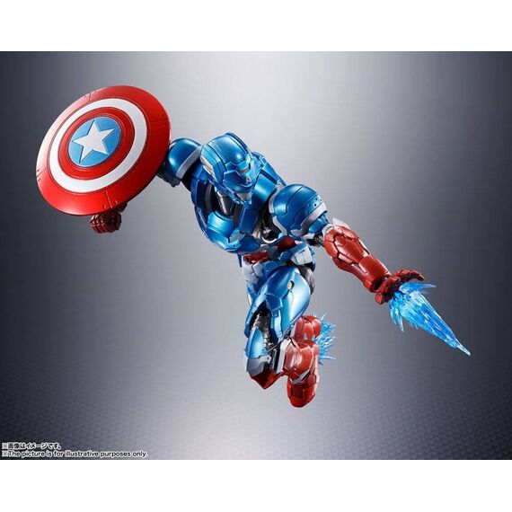 Figurka Tech-On Avengers S.H. Figuarts - Captain America- Zdjęcie 5