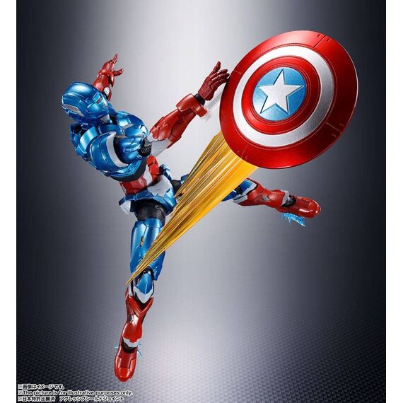 Figurka Tech-On Avengers S.H. Figuarts - Captain America- Zdjęcie 6