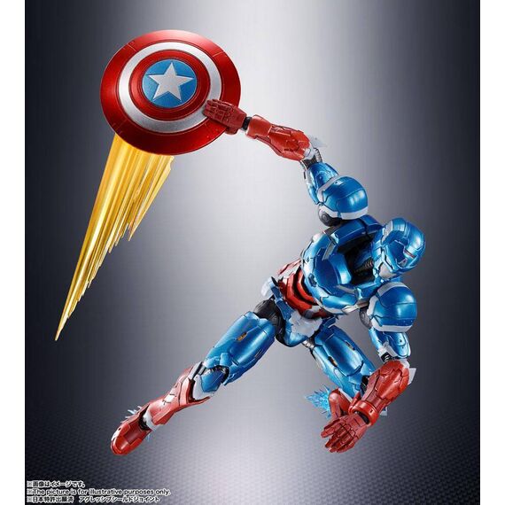 Figurka Tech-On Avengers S.H. Figuarts - Captain America- Zdjęcie 7