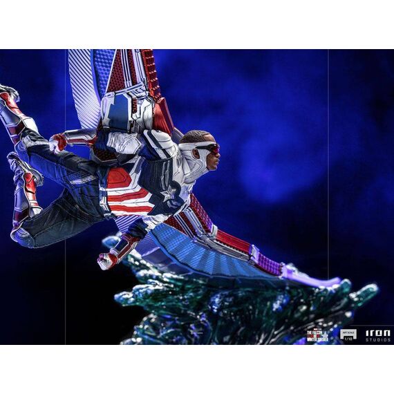 Figurka The Falcon and The Winter Soldier BDS Art Scale 1/10 Captain America Sam Wilson Deluxe- Zdjęcie 9