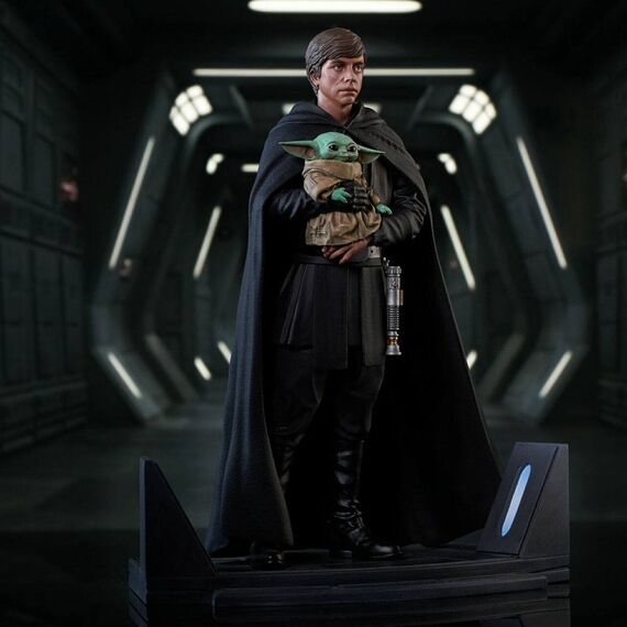 Figurka Star Wars: The Mandalorian Premier Collection 1/7 Luke Skywalker & Grogu- Zdjęcie 3