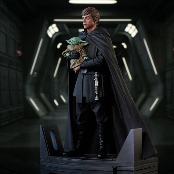 Figurka Star Wars: The Mandalorian Premier Collection 1/7 Luke Skywalker & Grogu- Zdjęcie 5