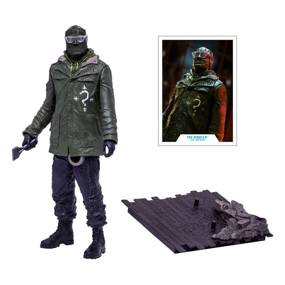 Figurka DC Multiverse Movie Posed (The Batman) - Riddler- Zdjęcie 3
