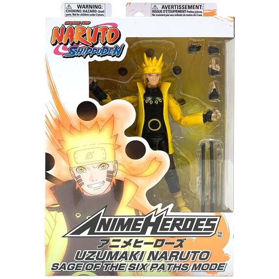 Figurka Naruto Anime Heroes - Uzumaki Naruto (Sage of The Six Pathsmode)- Zdjęcie 7