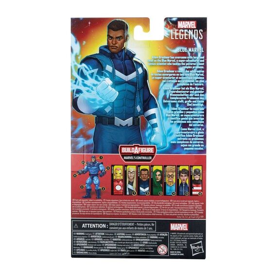 Figurka Marvel Legends Series (2022) - Blue Marvel (BAF Controller)- Zdjęcie 7