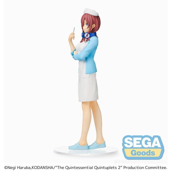 Figurka Quintessential Quintuplets 2 SPM  - Miku Nakano Nurse Ver.- Zdjęcie 2