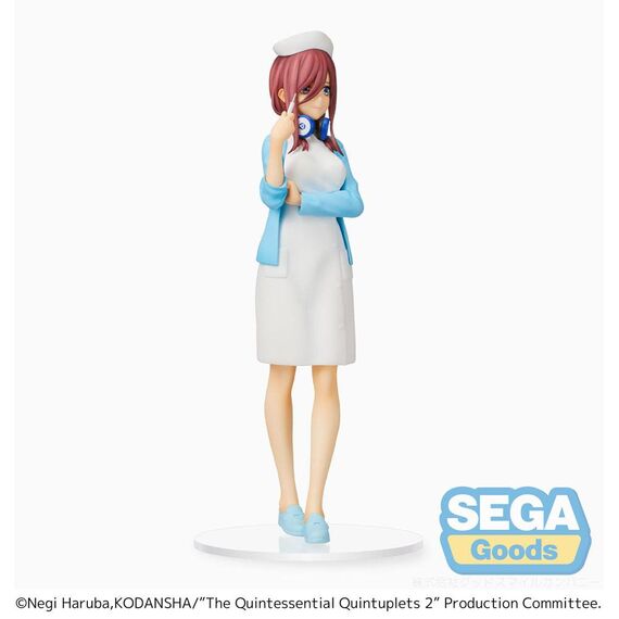 Figurka Quintessential Quintuplets 2 SPM  - Miku Nakano Nurse Ver.- Zdjęcie 4