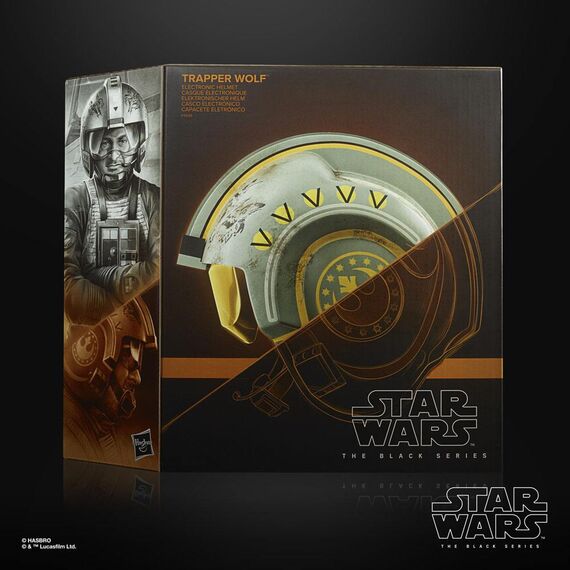 Hełm elektroniczny Star Wars The Mandalorian Black Series - Trapper Wolf- Zdjęcie 10